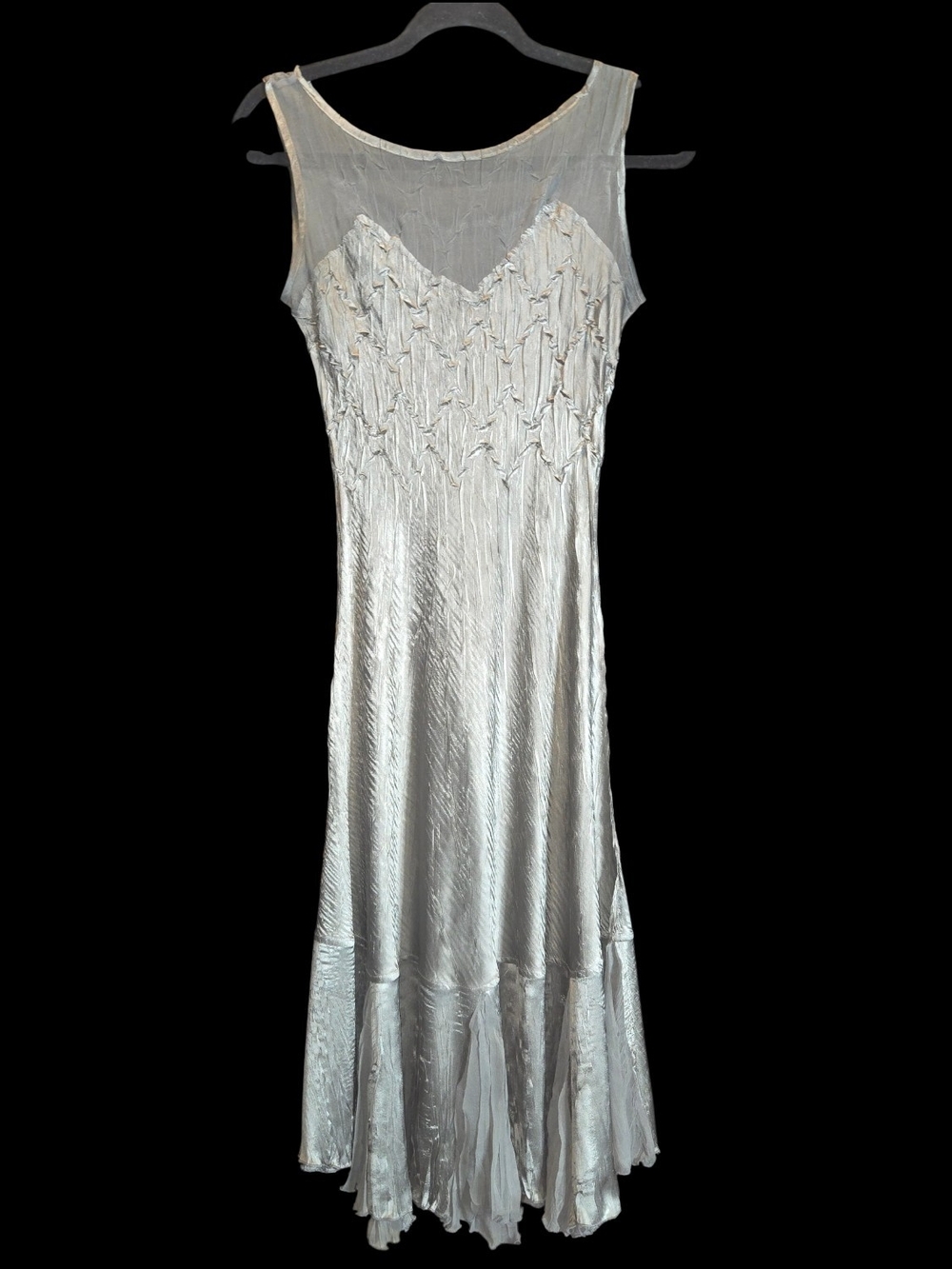 Komarov Silver Maxi Dress